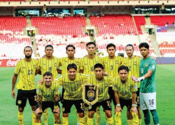 HARIMAU Malaya wajib menang ke atas China pada 14 dan 17 November ini untuk meningkatkan ranking dunia. - IHSAN MALAYSIA NT