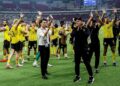 SKUAD Harimau Malaya yang menamatkan kempen Piala ASEAN FIFA 2026 tempat ketiga akan mengadakan perlawanan persahabatan Tier 1 dengan China pada November ini. - IHSAN FAM