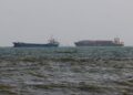 GAMBAR fail dua kapal tangki di Selat Hormuz. - AFP