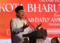 ANWAR Ibrahim semasa berucap program Sebarkan Salam@Kota Bharu Berselawat 2026 di Masjid Jamek Muhammadi di Kota Bharu, Kelantan hari ini-UTUSAN/KAMARUL BISMI KAMARUZAMAN.