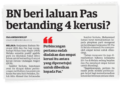 LAPORAN Mingguan Malaysia pada 4 Oktober lalu.