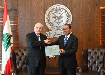 MOHAMED Khaled Nordin mengadakan pertemuan dua hala bersama Menteri Pertahanan Negara Lubnan, Mejar Jeneral Michel Menassa di Kementerian Pertahanan Negara Lubnan.