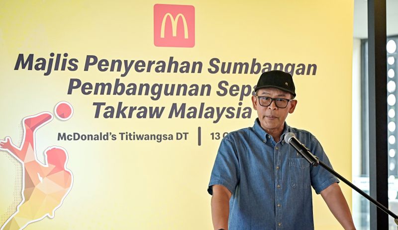 McDonald’s sumbang RM50,000 bangunkan sepak takraw McDonald’s sumbang RM50,000 bangunkan sepak takraw