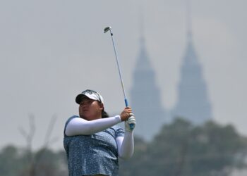 PEMAIN golf Malaysia, Mirabel Ting ketika beraksi pada Kejohanan Maybank Golf Championship 2026 di Kuala Lumpur Golf & Country Club (KLGCC).