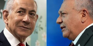 BENJAMIN Netanyahu (kiri) dan Gadi Eisenkot. - AFP