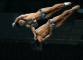 Dua penerjun Malaysia, Enrique Harold dan Elvis Priestly Clement mengambil bahagian dalam acara final 10 meter platform di Sukan Asia Aichi-Nagoya 2026, baru-baru ini. - AFP
