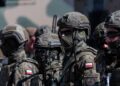 GAMBAR fail beberapa askar Poland. - AFP