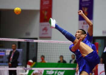 Pornthep Tinbangbon akan memperkuatkan skuad Perak Bison dalam Liga Sepak Takraw Premier 2026. - AFP