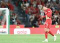 RONALDO sepatutnya menjalani latihan bersama rakan sepasukannya di Stadium Parken, Copenhagen pada Rabu, namun meninggalkan kem secara mengejut sejurus selepas sidang akhbar Jesus. - AFP