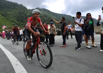 Astnan Maulana antara taruhan Nusantara Cycling Team bagi mempertahankan kejuaraan pasukan terbaik Asia pada Le Tour de Langkawi 2026. - UTUSAN/ISKANDAR ISHAK