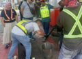 BEBERAPA anggota penguatkuasa KPDN turun padang untuk memeriksa sebuah stesen minyak di Batu Kawan, Pulau Pinang selepas menerima aduan yang mendakwa ada kenderaan mengalami masalah selepas mengisi petrol RON95 di situ.-GAMBAR/KPDN PULAU PINANG