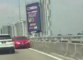 TANGKAP layar pemandu melawan arus sejauh 30 meter di susur masuk MEX, Putrajaya.