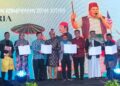 WONG Hon Wai (empat dari kanan) dan Chow Kon Yeow (empat dari kiri) ketika menghadiri Majlis Pengisytiharan Warisan Negeri Kali Kedua Tahun 2026 di George Town, Pulau Pinang.-UTUSAN/SAFINA RAMLI