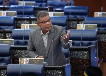 SAIFUDDIN Nasution Ismail di Dewan Rakyat semalam.