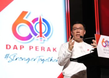 NGA Kor Ming berucap pada Konvensyen Tahunan DAP Negeri Perak Ke-24 di Ipoh hari ini