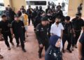 SERAMAI sembilan individu berusia antara 18 hingga 44 tahun dihadapkan ke Mahkamah Sesyen Petaling Jaya atas pertuduhan menyertai kumpulan jenayah terancang, Geng Yunaa.