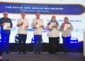 ANWAR Ibrahim merasmikan peluncuran Peluncuran Pelan Tindakan Sara Hidup Negara (NCLAP30) di pekarangan Stadium Hang Jebat, hari ini. UTUSAN/AMRAN MULUP