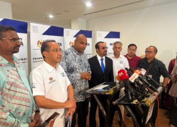 R. Ramanan pada sidang media Majlis Program Dharma MADANI dan Harmoni MADANI di Putrajaya.