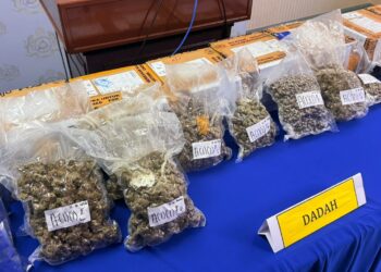 ANTARA barang rampasan dadah oleh JKDM di KLIA.
