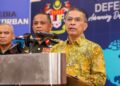 SYED Ibrahim Syed Noh ketika sidang media pada Majlis Perasmian Hari Geospatial Pertahanan 2026 di Wisma Perwira ATM di sini, hari ini. - UTUSAN/ISKANDAR ISHAK