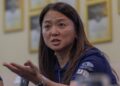 HANNAH Yeoh ketika sidang media selepas majlis pelancaran penjenamaan stesen MRT Raja Uda – Institut Jantung Negara. - UTUSAN/ M. FIRDAUS M. JOHARI