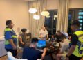 ANTARA 18 warga Taiwan yang ditahan dalam serbuan polis terhadap dua unit kediaman yang dipercayai dijadikan pusat kegiatan penipuan dalam talian di St. Mary Residence, Jalan Tengah, Kuala Lumpur.