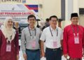 DARI kiri Farzana Hayani Mohd. Nasir, Young Jie Yu, Lim Ban Hong dan Mohamad Ali Mohamad.