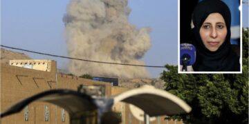 AFRAH al-Zouba (gambar kecil) menggariskan lima syarat bagai mencapai keamanan selepas pertempuran tercetus semula antara Houthi dengan kerajaan Yemen sehingga melibatkan Arab Saudi. - AFP