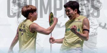 PENAMPILAN Sulung Aaron-Roy King selaku beregu berjaya membawa mereka merangkul gelaran pertama pada Kejohanan Badminton Terbuka Arctic di Vantaa, Finland, hari ini. - Facebook BAM