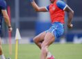 BINTANG Johor Darul Ta’zim (JDT), Bergson Da Silva ketika menjalani latihan di Iskandar Puteri. - IHSAN JOHOR SOUTHERN TIGERS