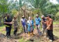 SEBAHAGIAN pekebun di Kampung Perlop 1, Sungai Siput yang mengalami kerugian puluhan ribu ringgit akibat serangan gajah liar.
