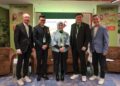 PRESIDEN CIS dan Penganjur HOMEDEC, Datuk Vincent Lim (dari kiri) bersama Presiden PAM, Ar IDr Dexter Koh; Presiden MIID, Profesor IDr Norshafina Ibrahim; Presiden MIIP, Elvin Tay dan Presiden SWEDA, Yap Ming Sin bergambar selepas sesi dialog industri HOMEDECares, "Renovation Price Wars: Where Does It End?” di Pusat Konvensyen Kuala Lumpur di sini hari ini. - UTUSAN/AMIR KHALID