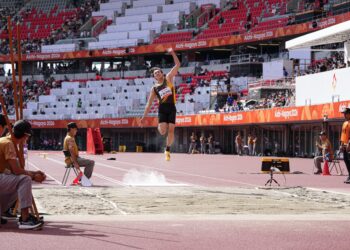 Wong Kar Gee muncul juara acara lompat jauh lelaki T12 di Sukan Para Asia 2026 di Nagoya, hari ini. - IHSAN MSN