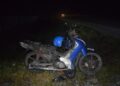 KEADAAN motosikal ditunggang mangsa kemalangan maut di Kilometer 49, Jalan Gerik-Kuala Kangsar dekat Kampung Gelok, Lenggong semalam.