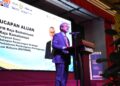RAJA Badrulnizam Raja Kamalzaman menyampaikan ucapan semasa Hari Eksport Perak 2026 di Ipoh, Perak.