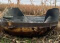 OBJEK misteri yang ditemukan di kawasan tanaman jagung di Minnesota. - Pejabat Syerif Daerah Stevens