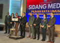 Ramlan Harun mengadakan sidang media Pilihan Raya Umum Dewan Undangan Negeri (DUN) Melaka ke-16 di sebuah hotel di Banda Hilir, hari ini.