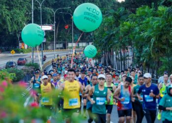 Progam larian Kuala Lumpur Standard Charterd Marathon (KLSCM) yang berlangsung pada 2025.