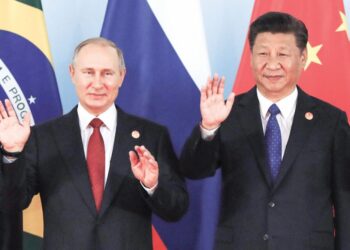 VLADIMIR Putin dan Xi Jinping akan mengadakan perbincangan pada minggu ini. -AFP