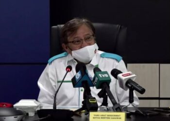 Abang Johari Tun Openg bercakap kepada media selepas menghadiri Majlis Pelancaran Sri Aman Delevopment Agency (SADA) 2021, di Sri Aman pada hari ini.