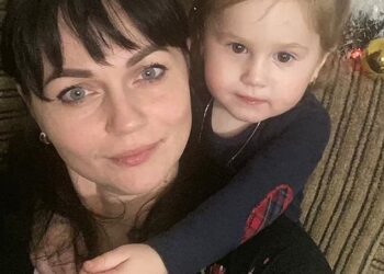 NATALIA bersama anak perempuannya, Sofiia yang berusia tiga tahun. - AGENSI