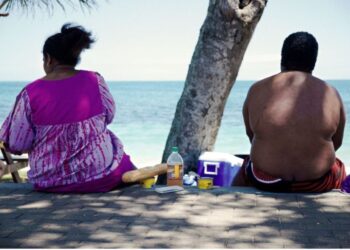 NAURU merekodkan jumlah penduduk obesiti paling ramai di dunia. - AFP   