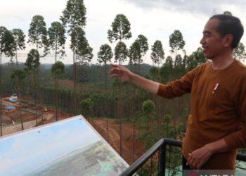 JOKOWI melawat lokasi Istana Presiden di Nusantara di Kalimantan Timur kelmarin.-AGENSI