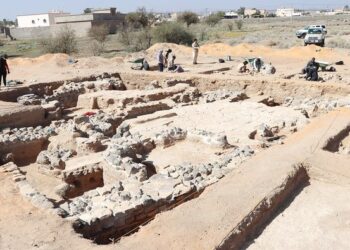 ANTARA tapak purba yang ditemukan oleh pasukan arkeologi di Hail, Arab Saudi. - AGENSI