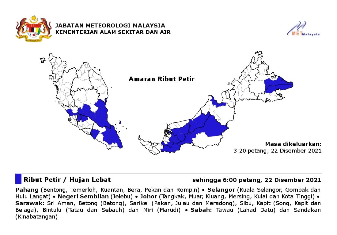 Selangor amaran banjir Amaran banjir