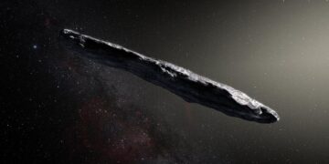KOMET Oumuamua pertama kali ditemui pada Oktober 2017 oleh ahli astronomi di Maui.-AGENSI