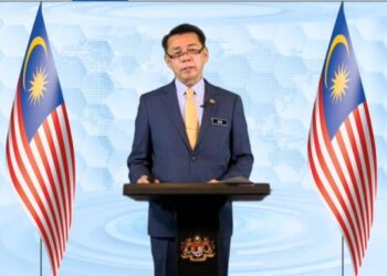 MOHD. KHAIRUL ADIB Abd. Rahman ketika berucap pada Perhimpunan Bulanan JPA secara maya di Putrajaya hari ini. – Foto ihsan JPA