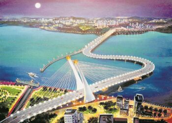 MAMPUKAH Malaysia memperoleh keuntungan ekonomi sekiranya projek jambatan bengkok dihidupkan semula? – GAMBAR HIASAN