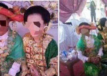 PERNIKAHAN kanak-kanak bawah umur di Sulawesi Selatan tular di media sosial baru-baru ini.-AGENSI