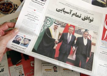 AKHBAR tempatan Iran melaporkan China menjadi perantara perjanjian di antara Iran dengan Arab Saudi bagi memulihkan hubungan dua hala. -AFP